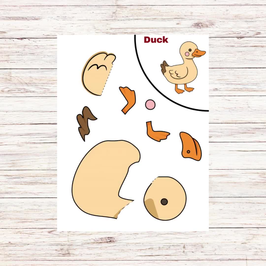 Farm Animals Cut And Paste Activity 12 Farm Animals Cut And Paste Activity 12