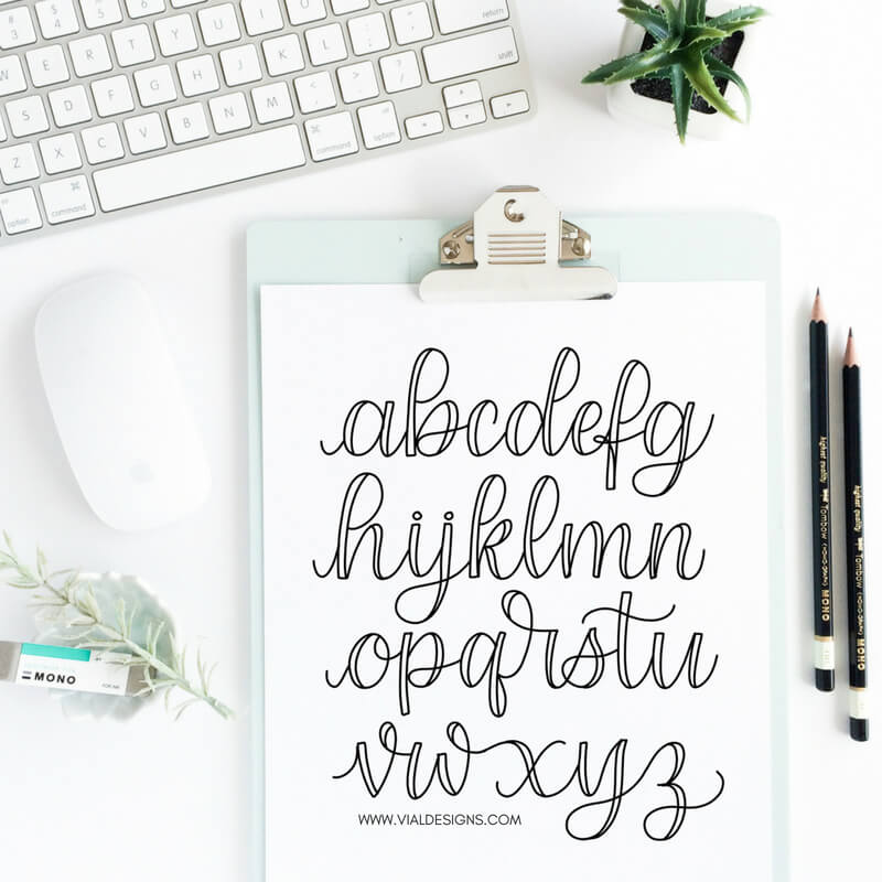 Faux Calligraphy Tutorial Faux Calligraphy Tutorial
