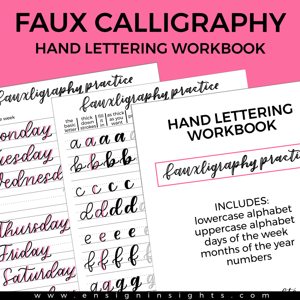 Faux Calligraphy
