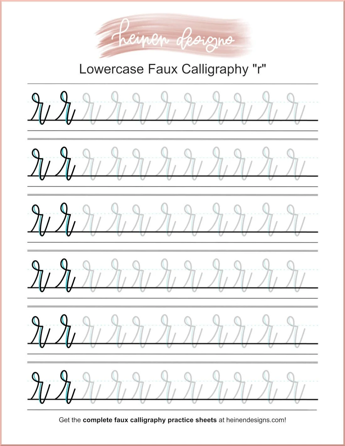 Faux R Lowercase Faux R Lowercase