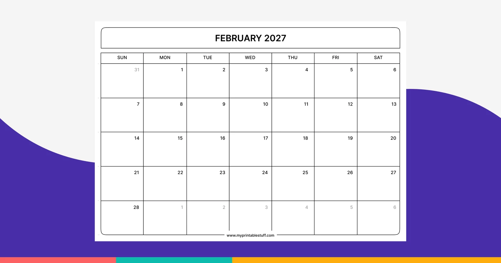 February Calendars