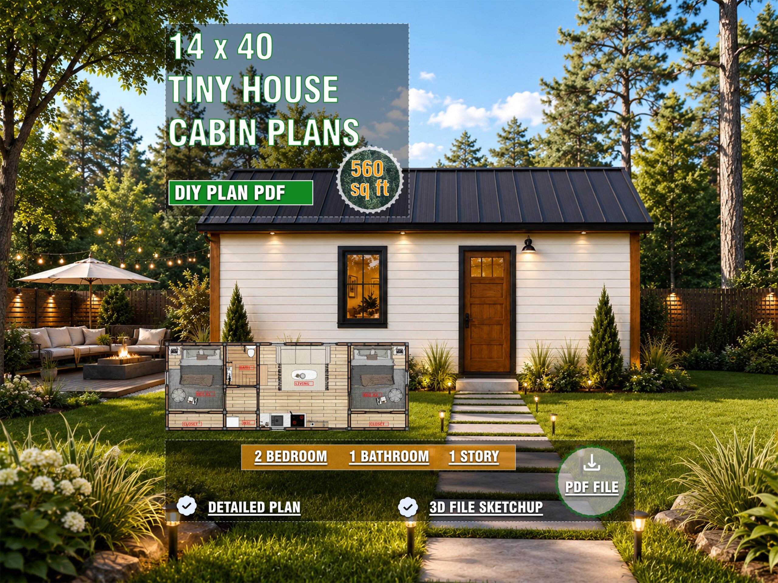 Floor Plan 14x28