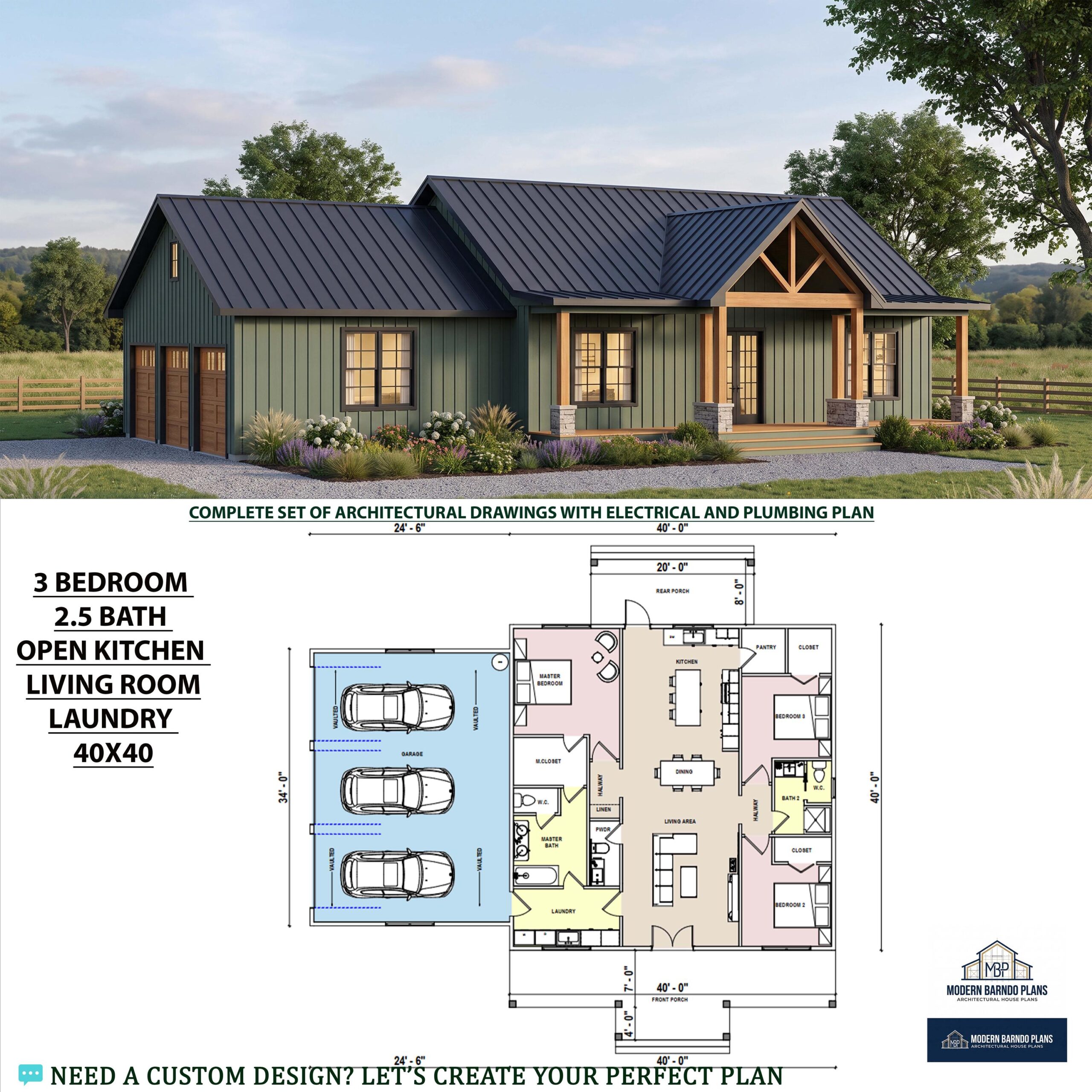 Floor Plan 25 X 40