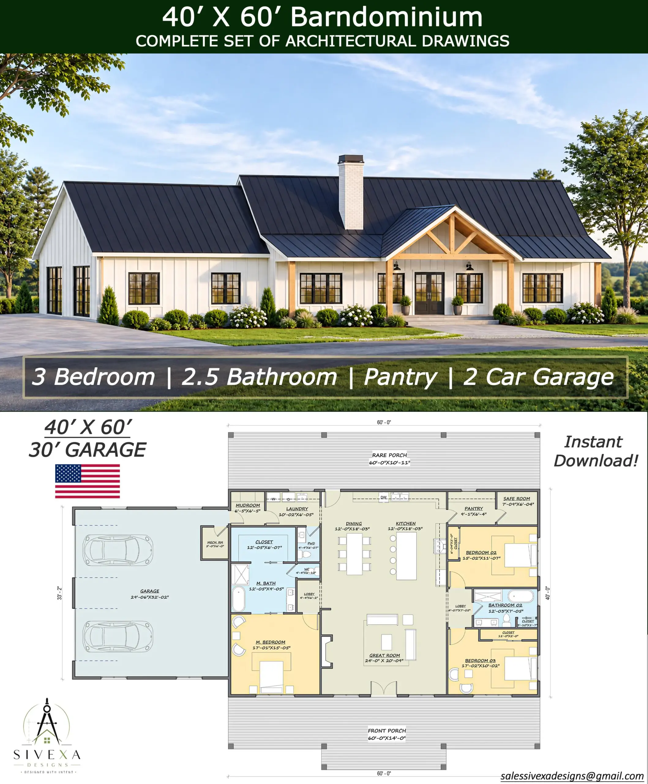 Floor Plan 25 X 40