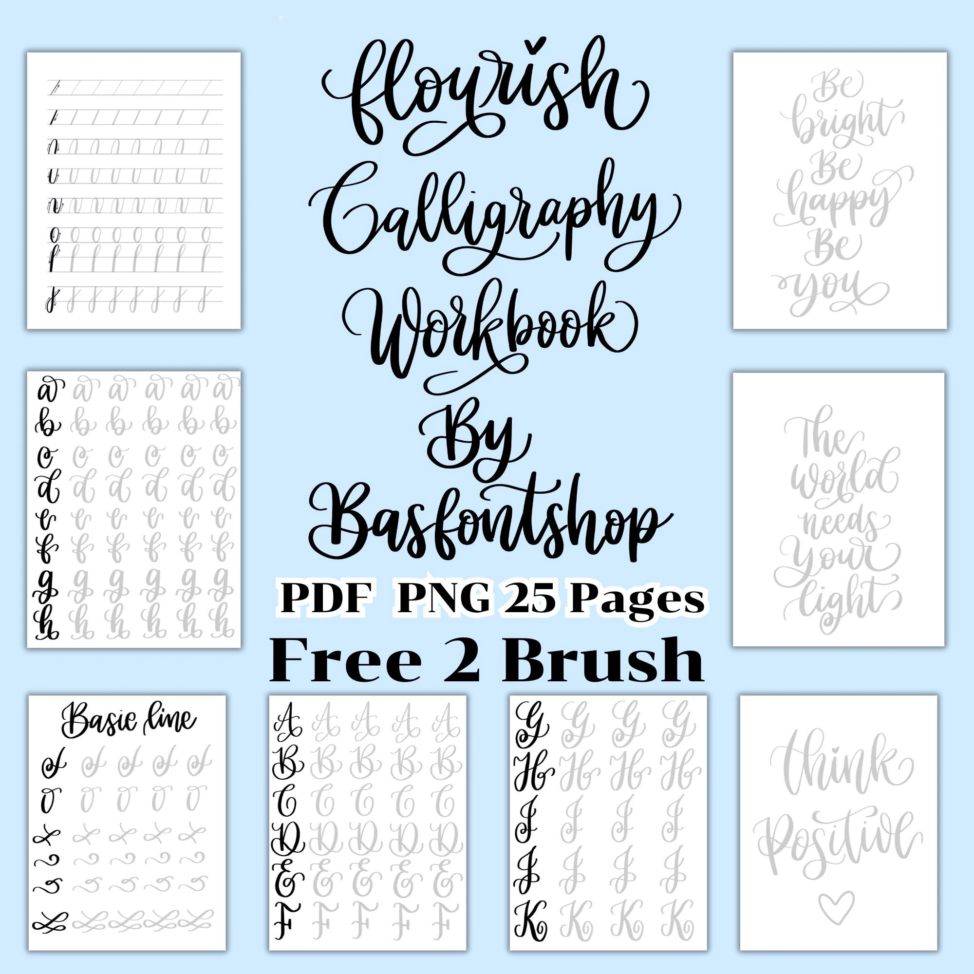 Flourish Calligraphy Workbook For