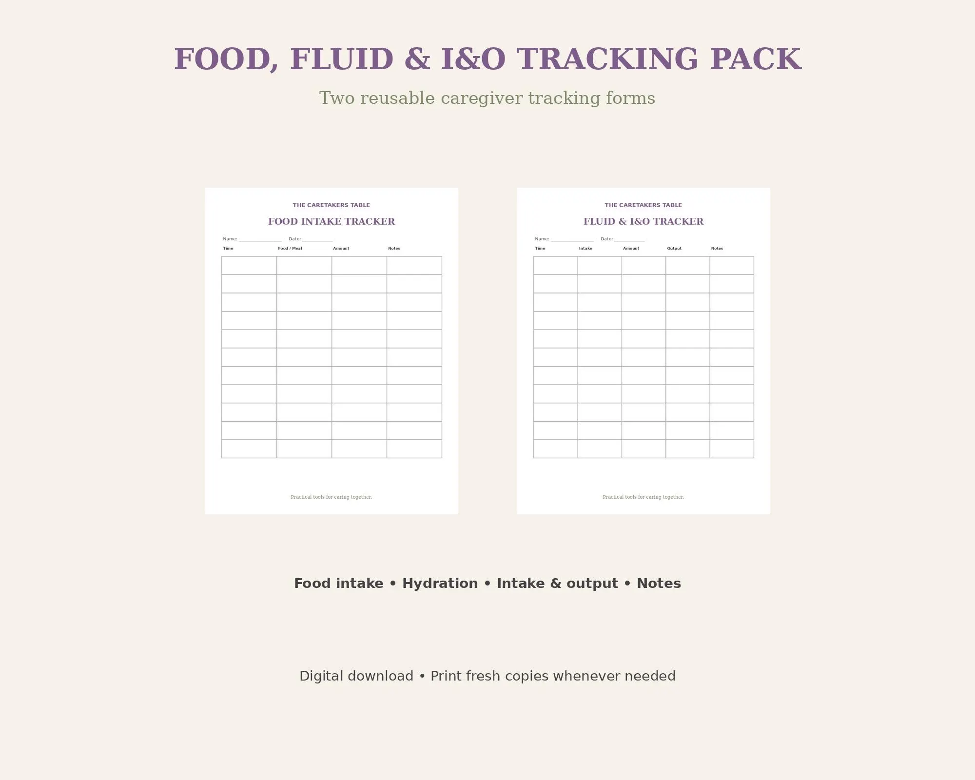 Food Intake Log For Elderly Food Intake Log For Elderly
