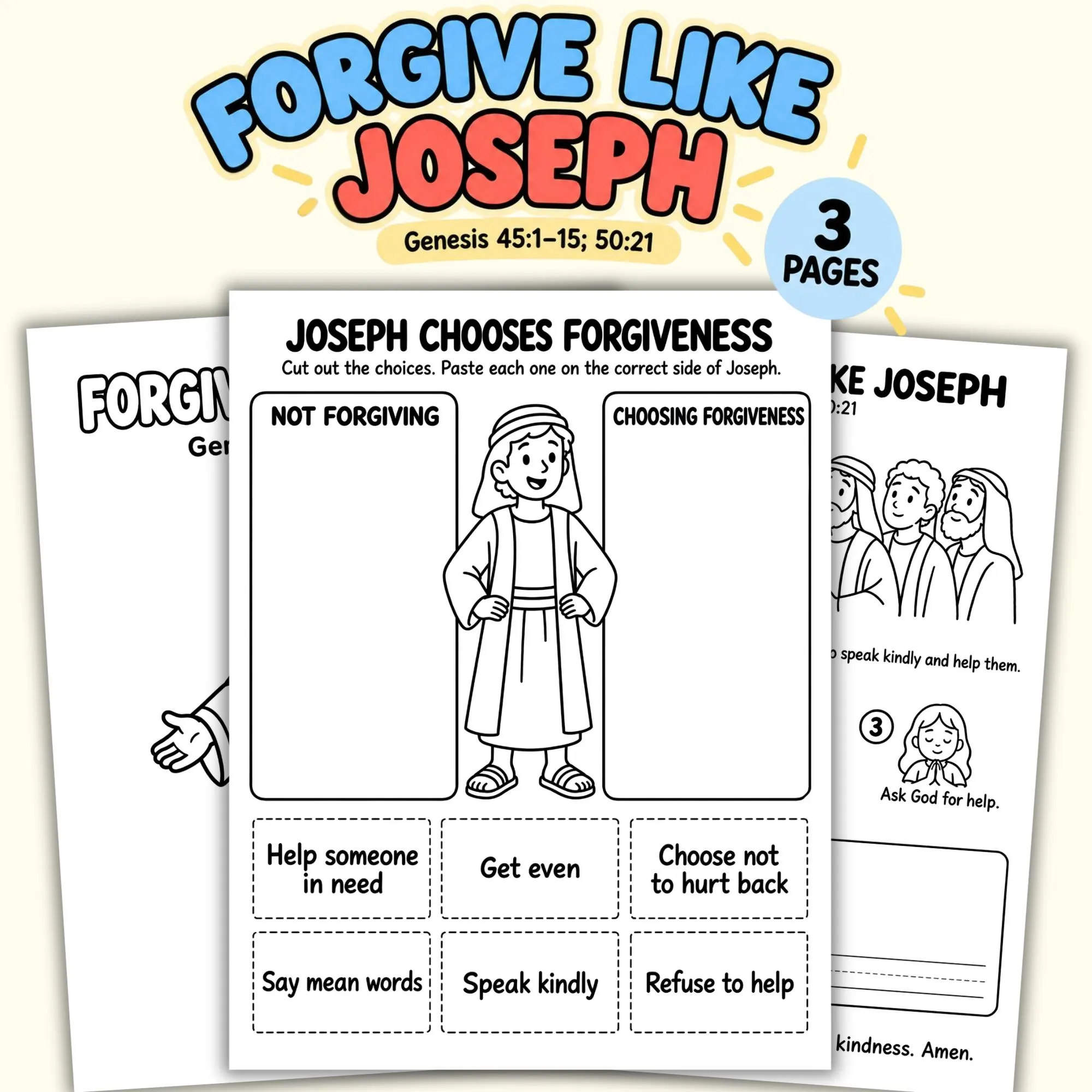 Forgive Worksheet