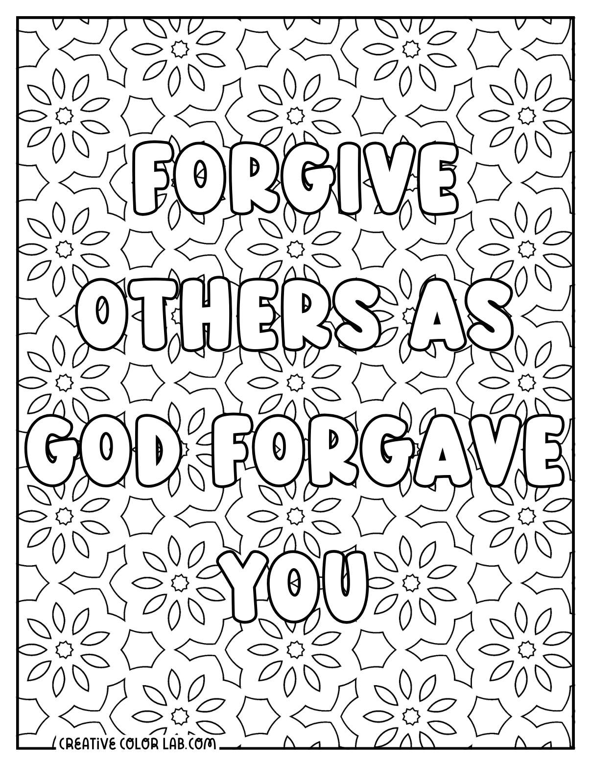 Forgiveness Coloring Pages