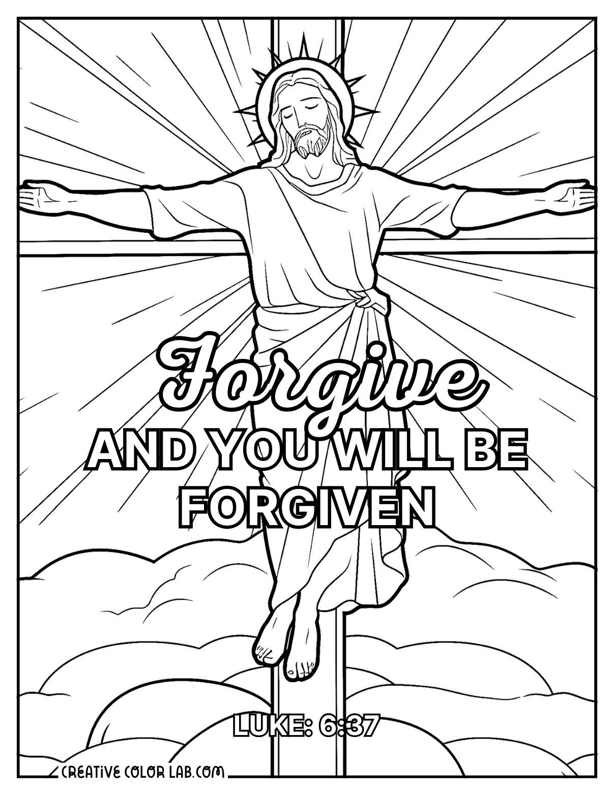 Forgiveness Coloring Pages
