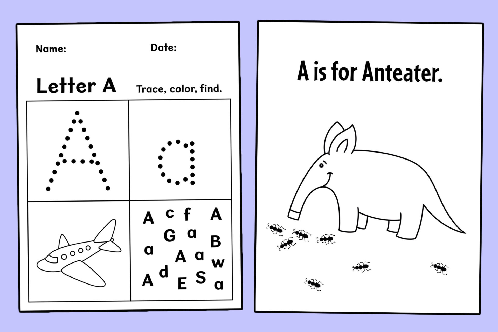 Free Alphabet Worksheets