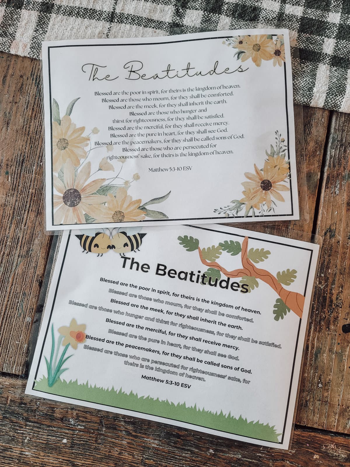 Free Beatitudes Printables