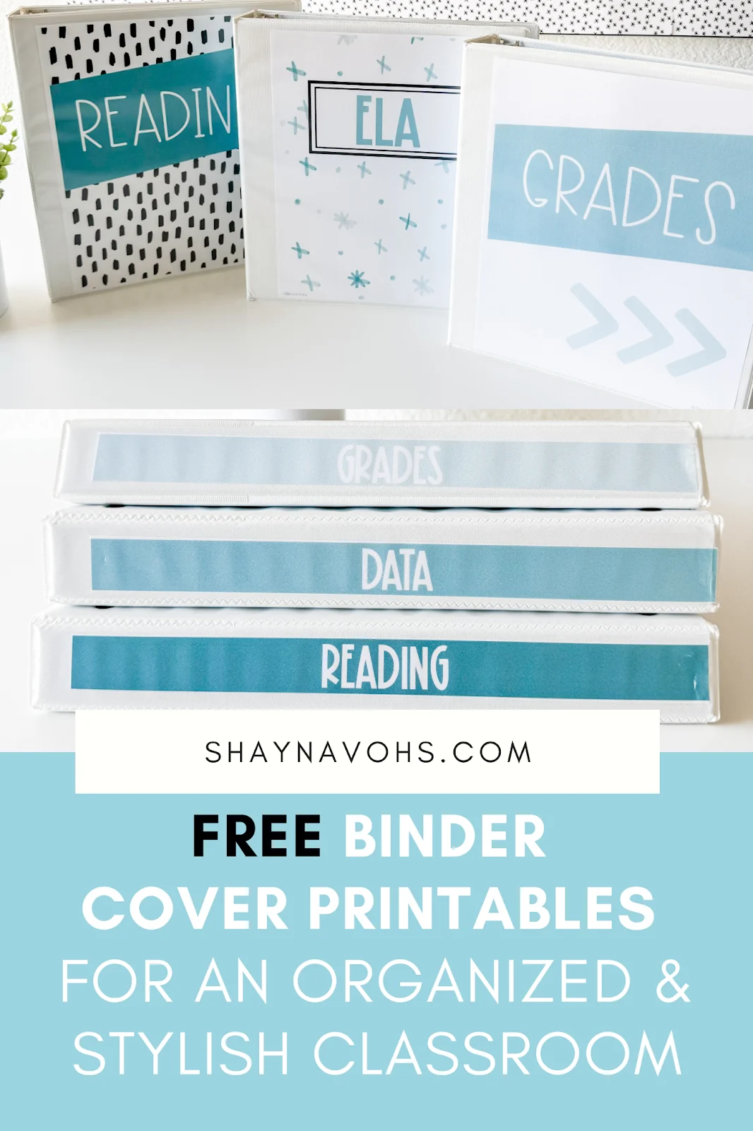Free Binder Cover Printables For An Organized Stylish Classroom