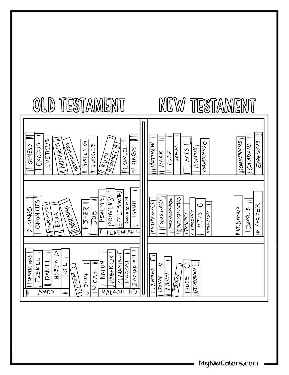 Free Books Of The Bible Printable