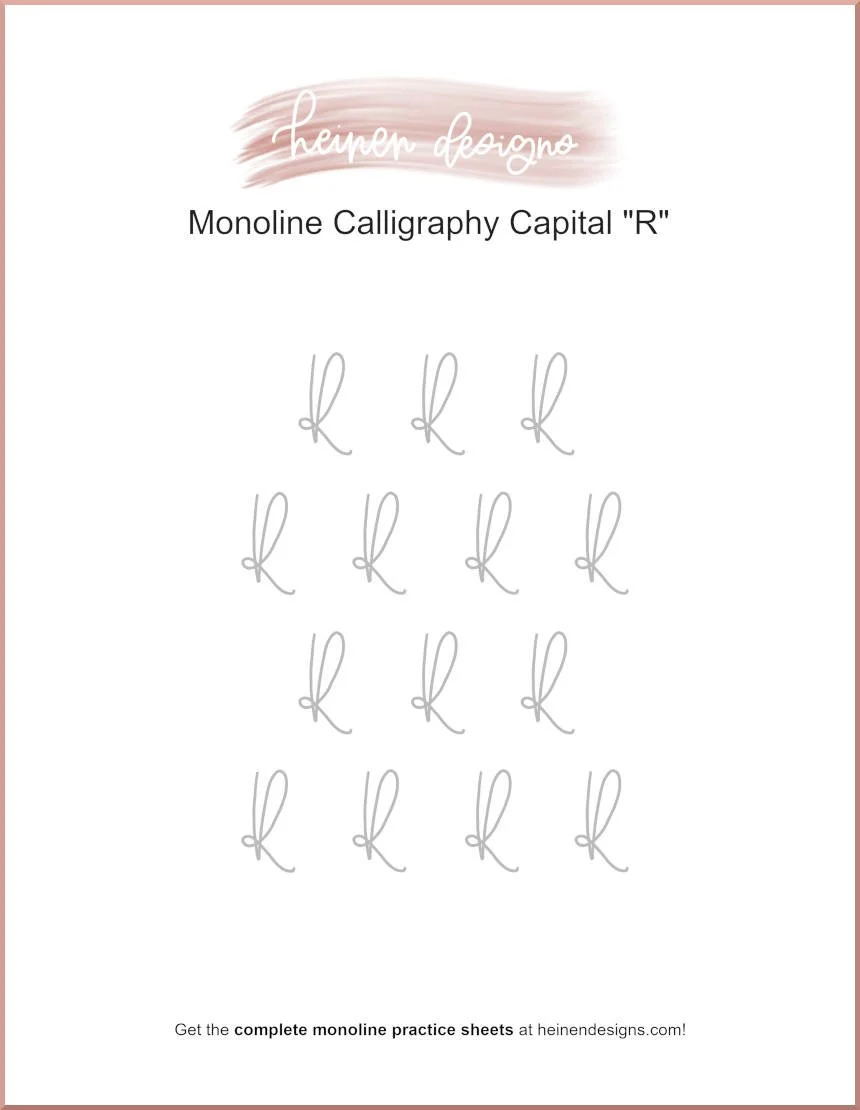 Free Calligraphy Practice Sheets