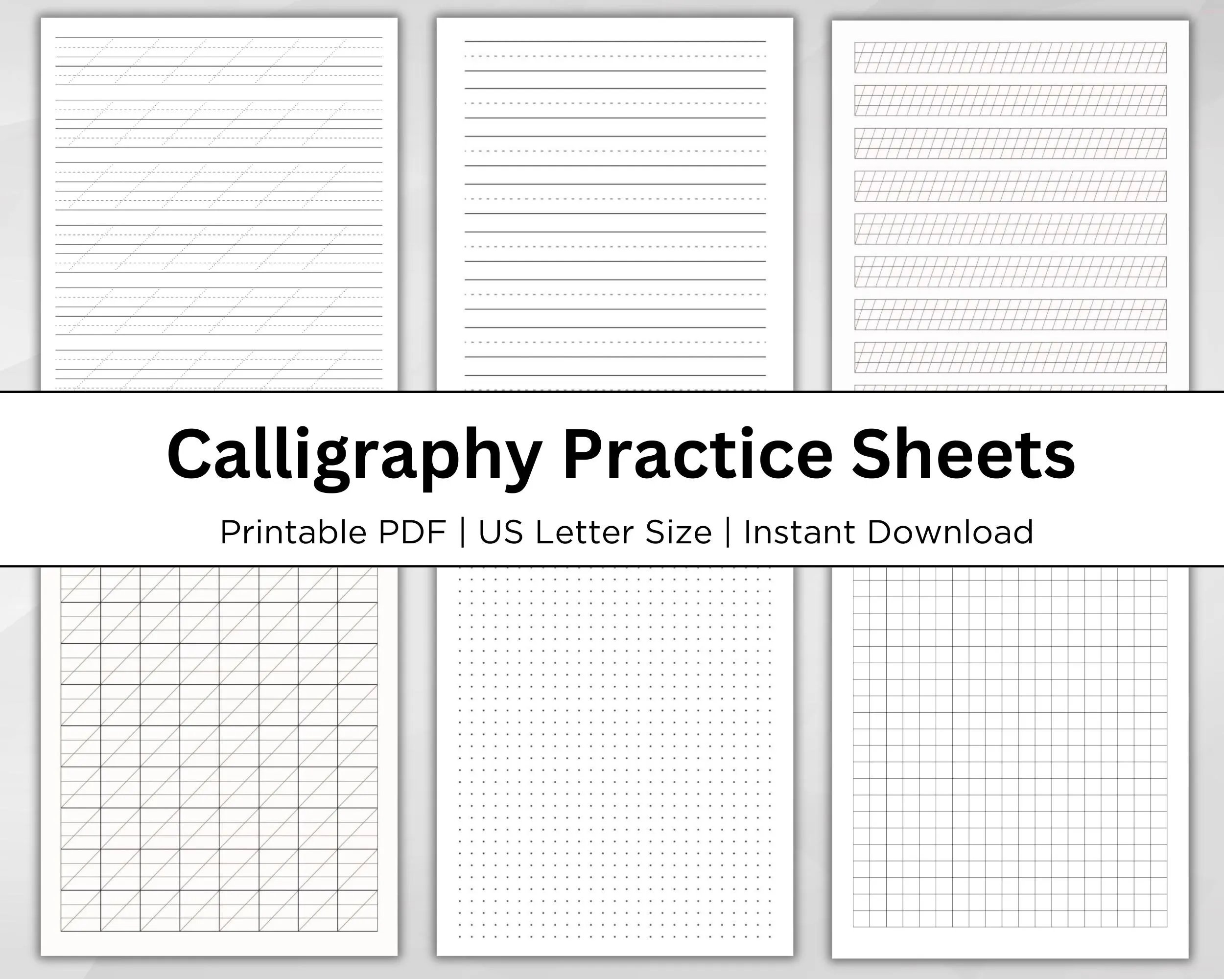 Free Calligraphy Practice Sheets