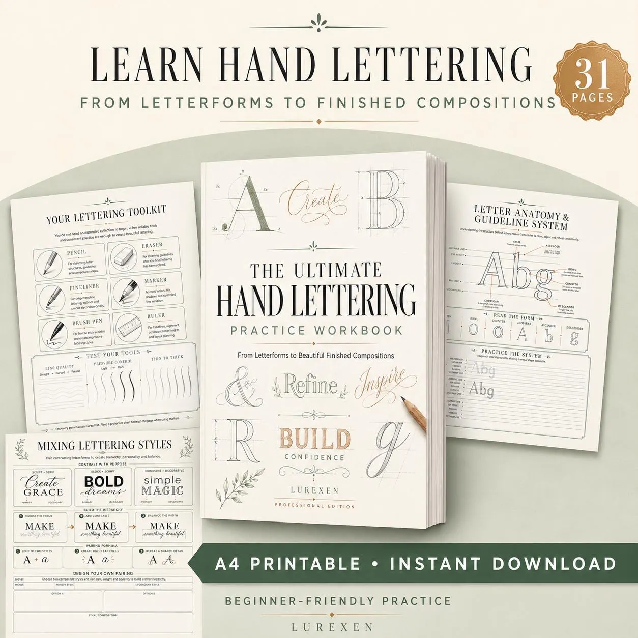 Free Calligraphy Practice Sheets