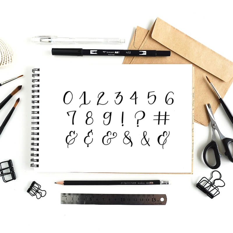 Free Lettering Worksheets