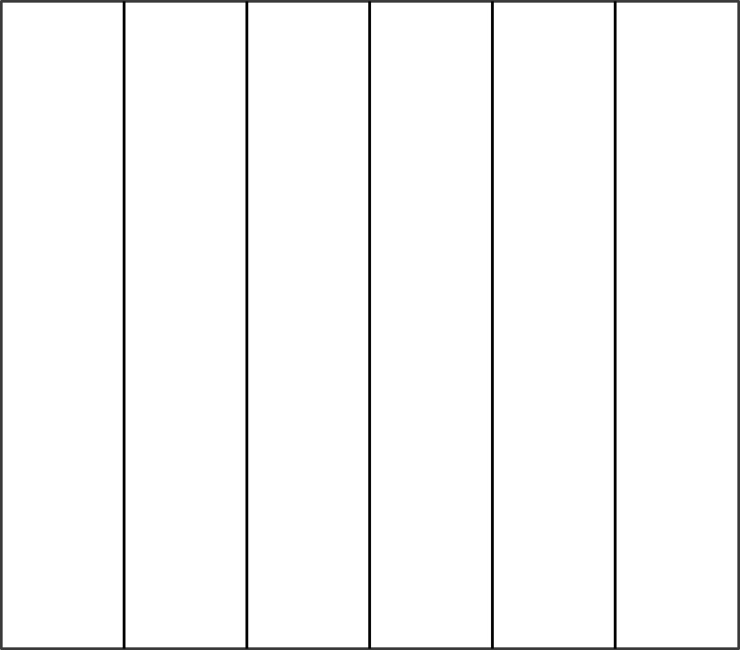 Free Printable 6 Column Chart Templates Pdf