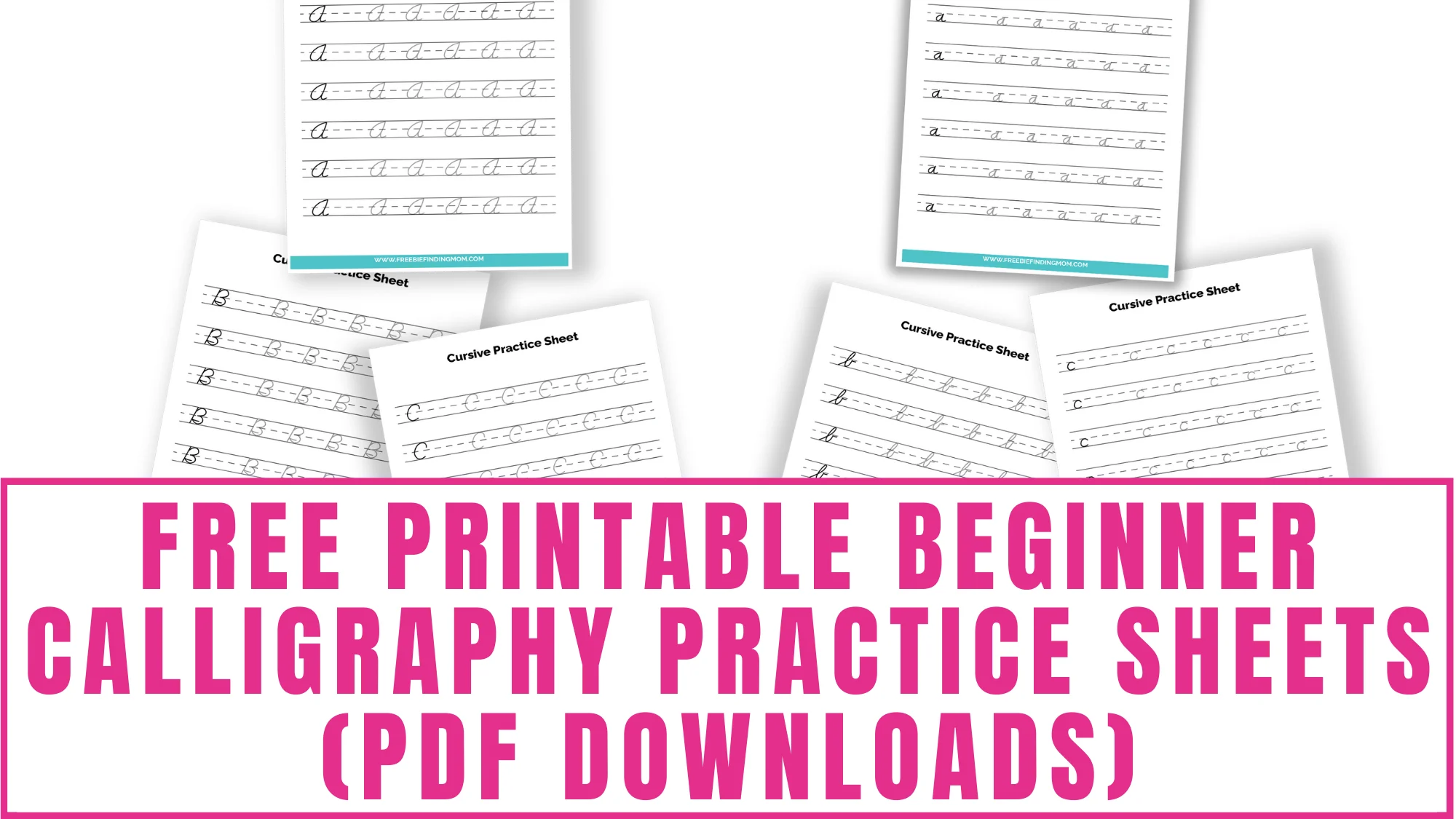 Free Printable Beginner Calligraphy Practice Sheets Pdf Downloads