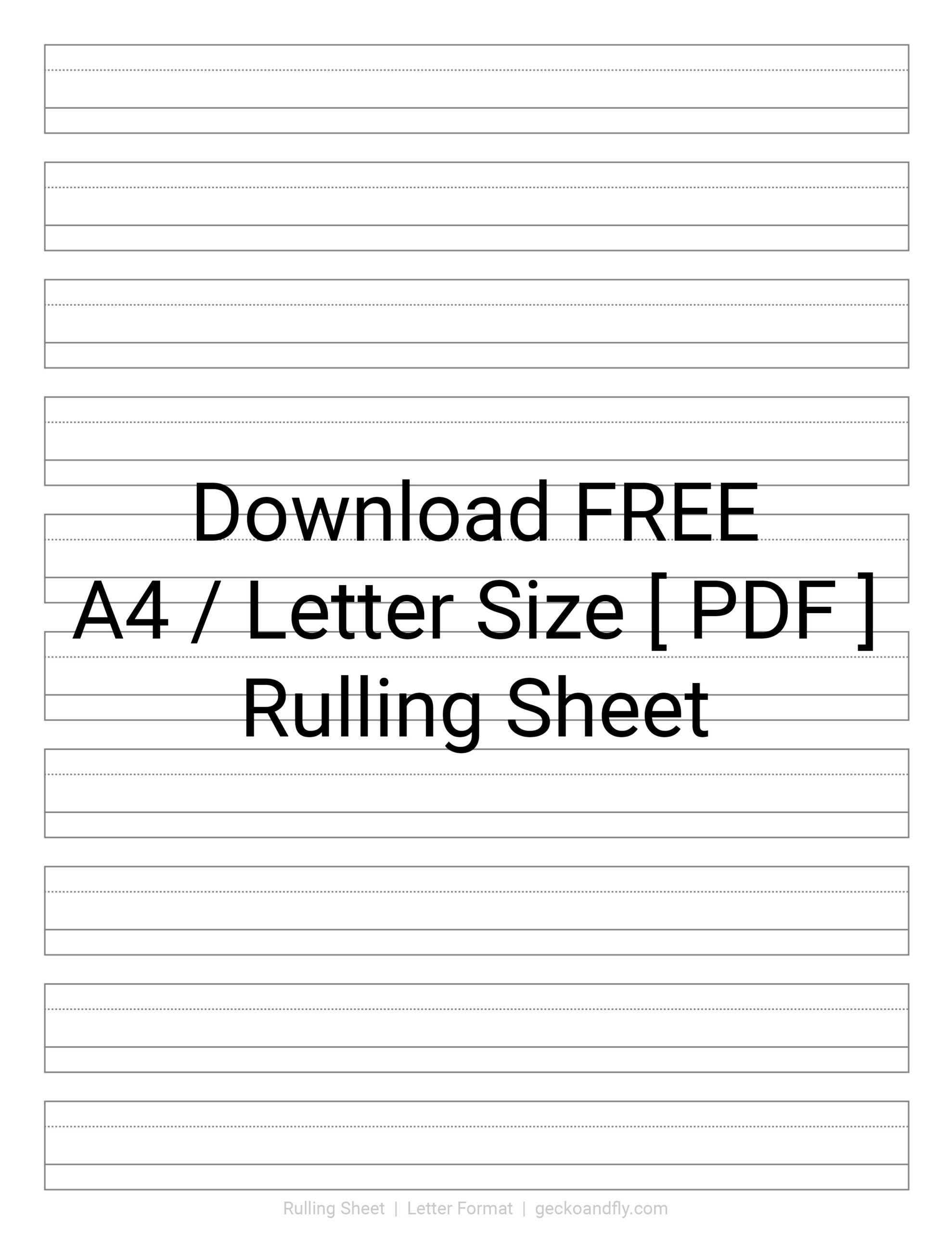 Free Printable Calligraphy Paper Pdf