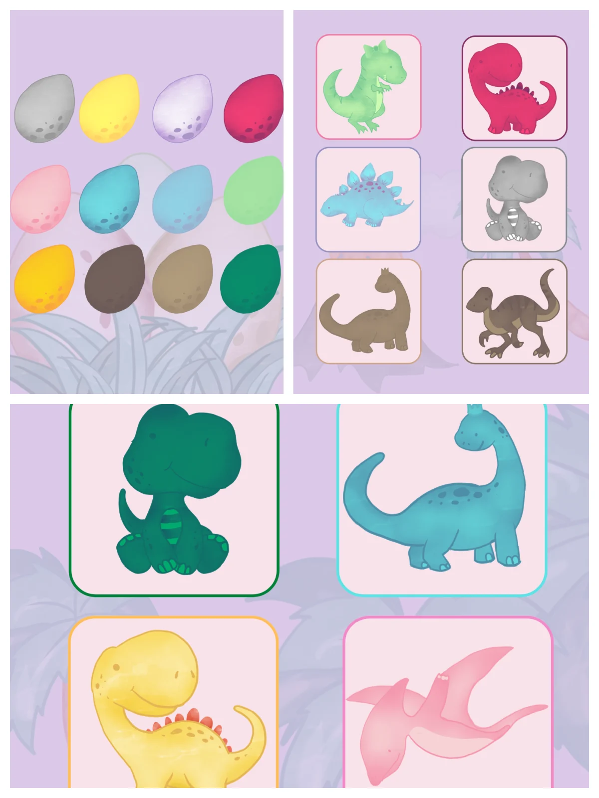 Free Printable Dinosaur Matching Game
