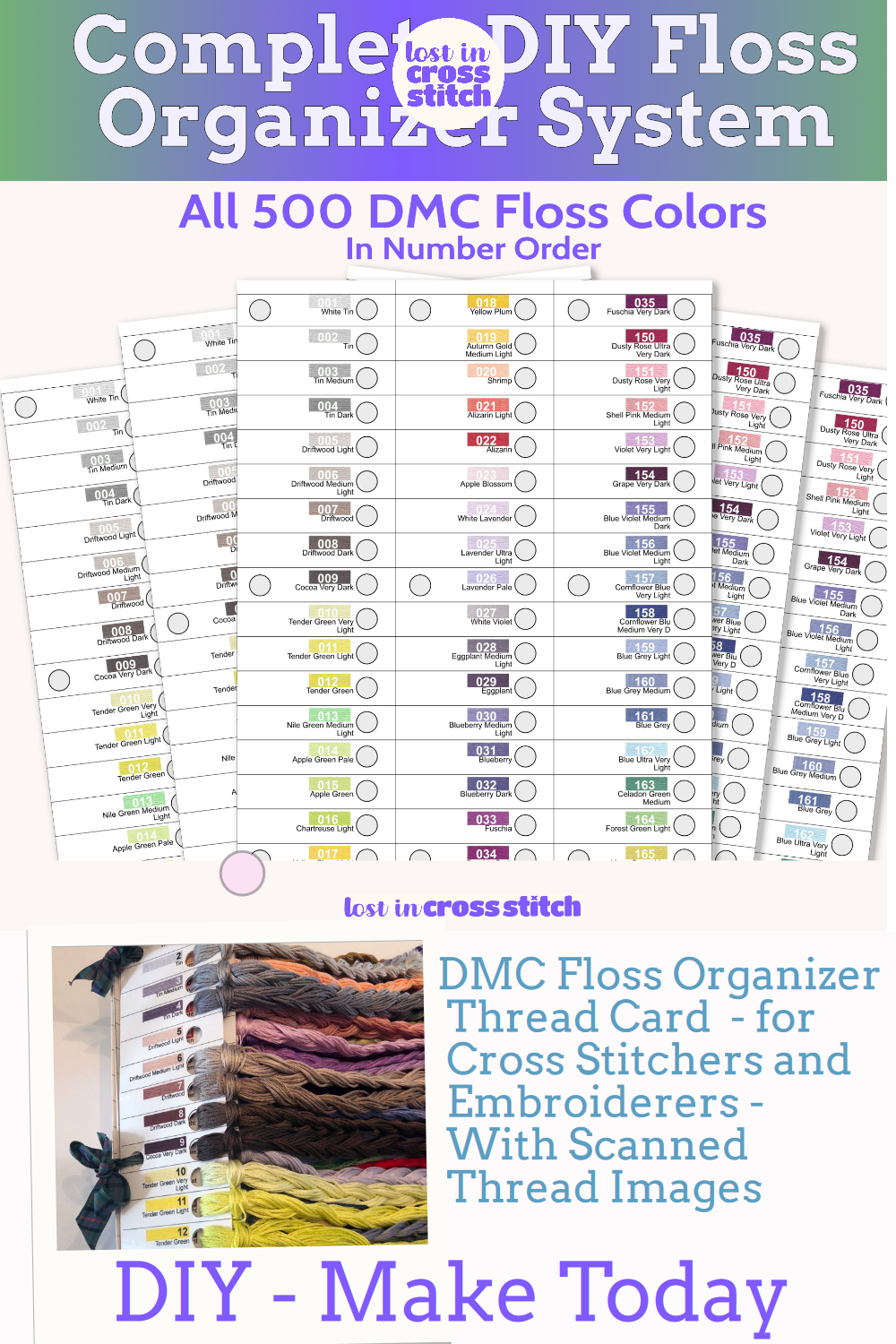 Free Printable Dmc Floss Checklist Organise Your Thread Stash Updated 7881368094666997