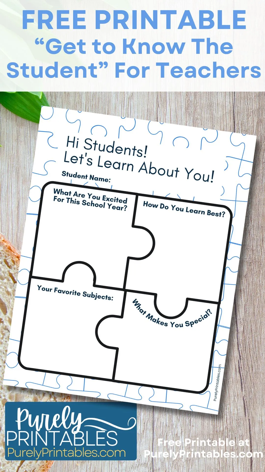 Free Printable Get To Know You Worksheets For Teachers