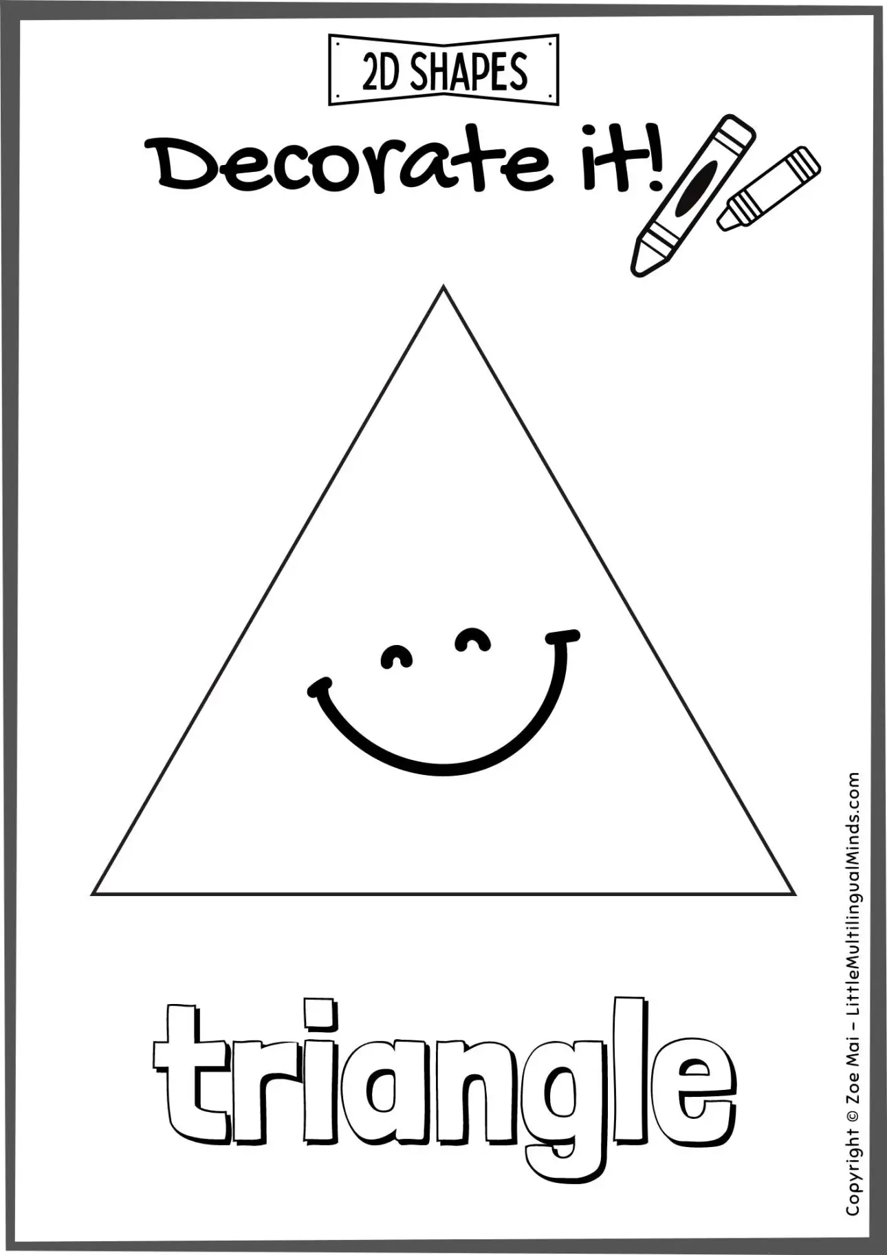 Free Shape Tracing Worksheets
