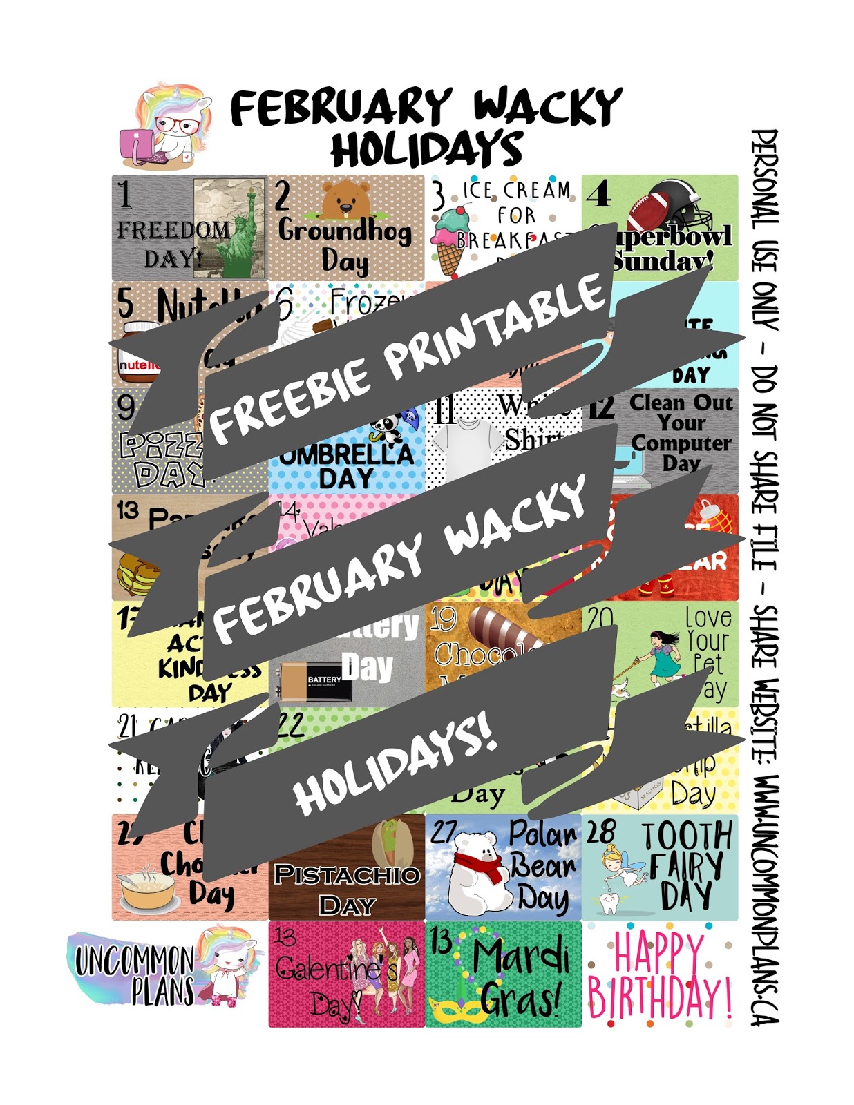 Freebie Printable Planner Stickers