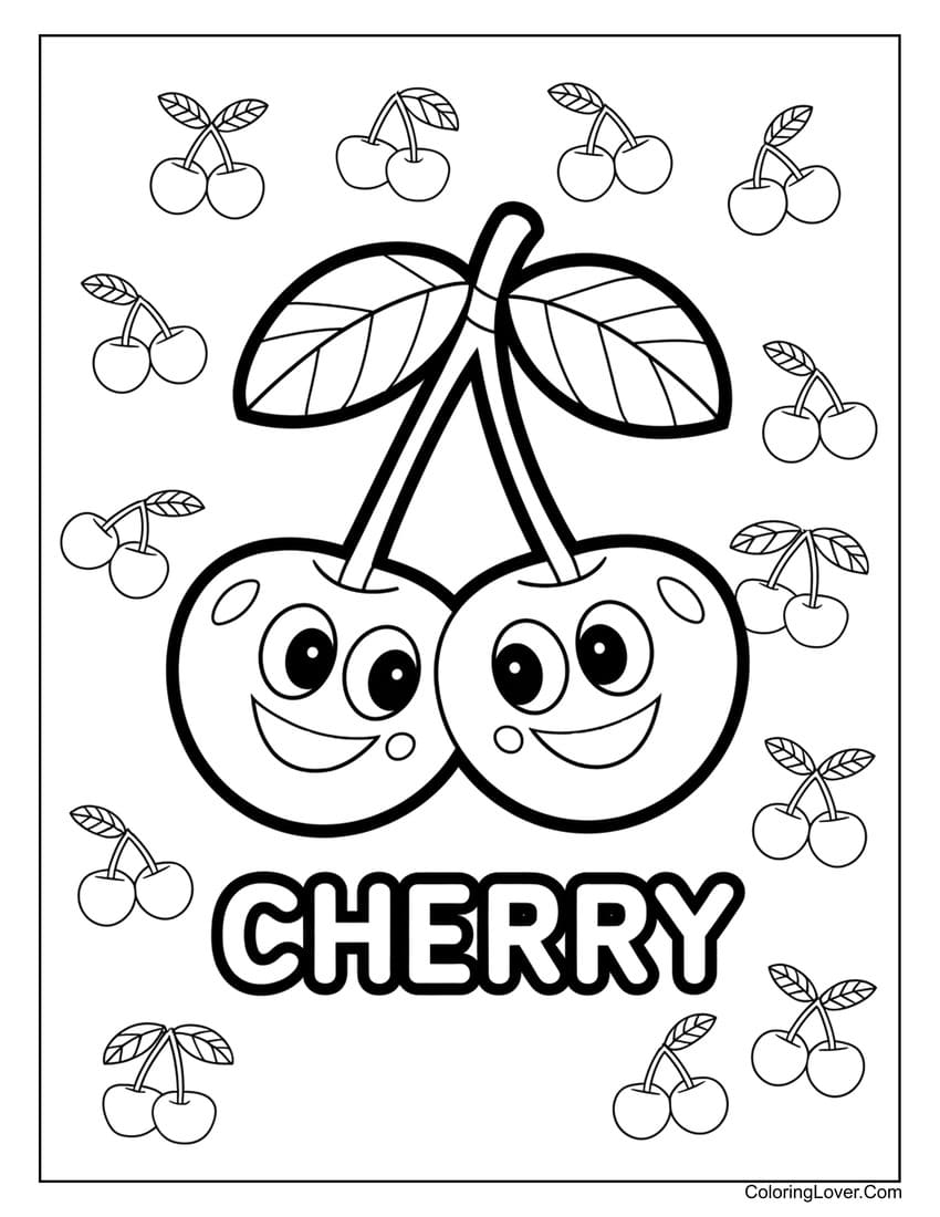 Fruit Coloring Pages