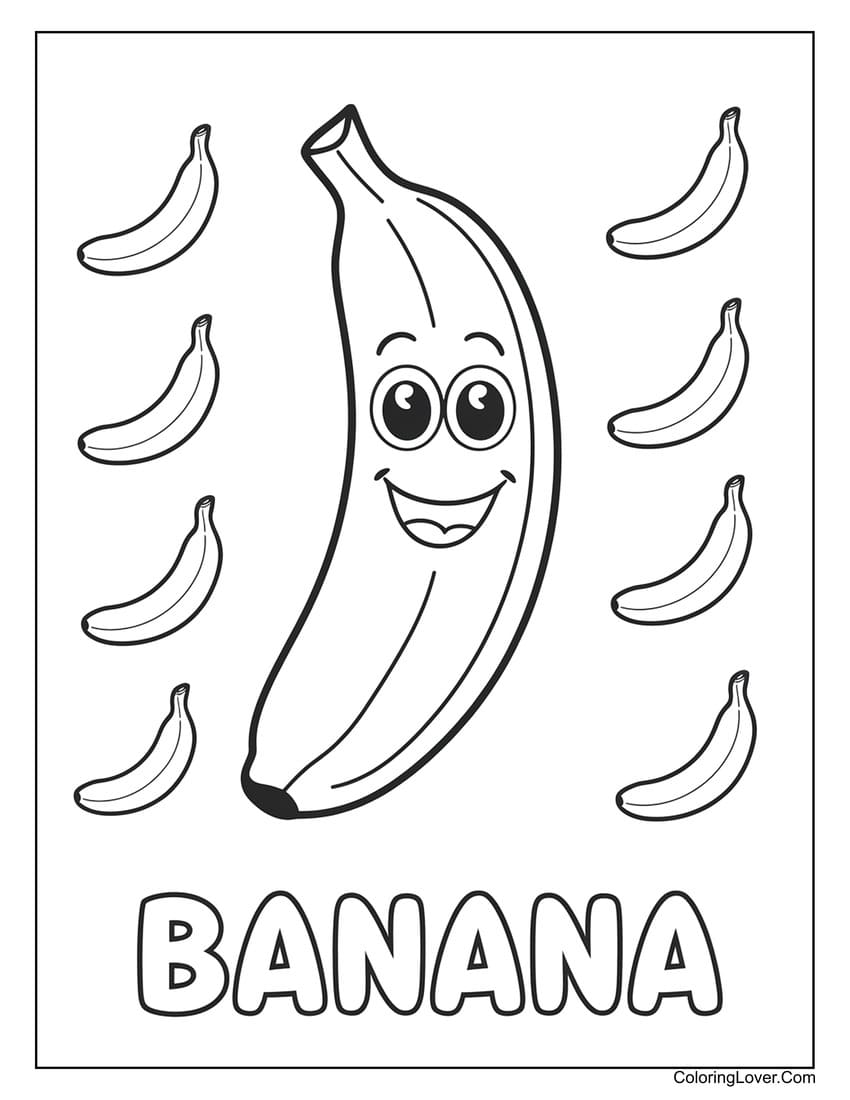 Fruit Coloring Pages