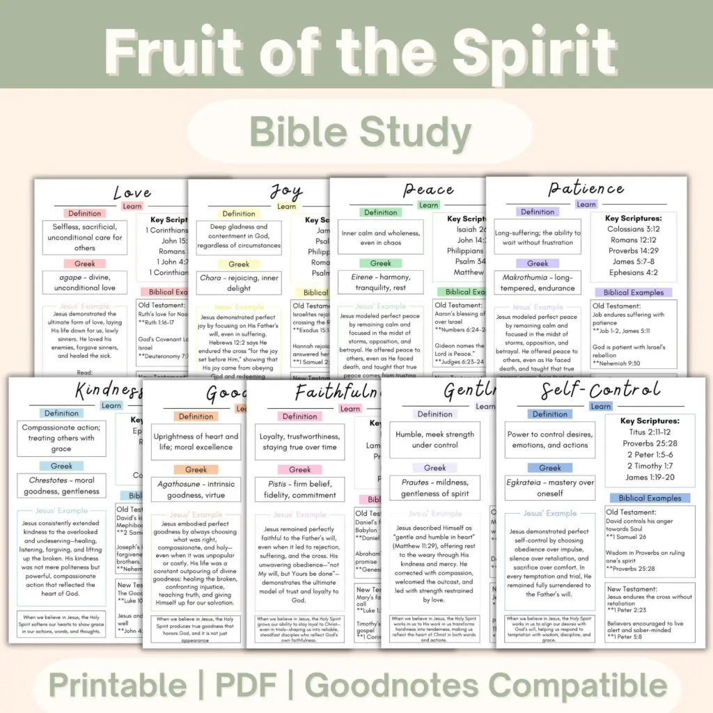 Fruit Of The Spirit Bible Study