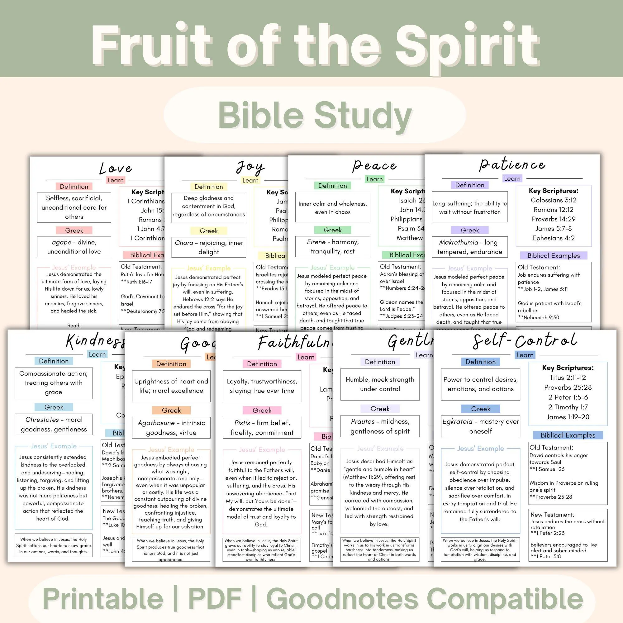 Fruit Of The Spirit Bible Study