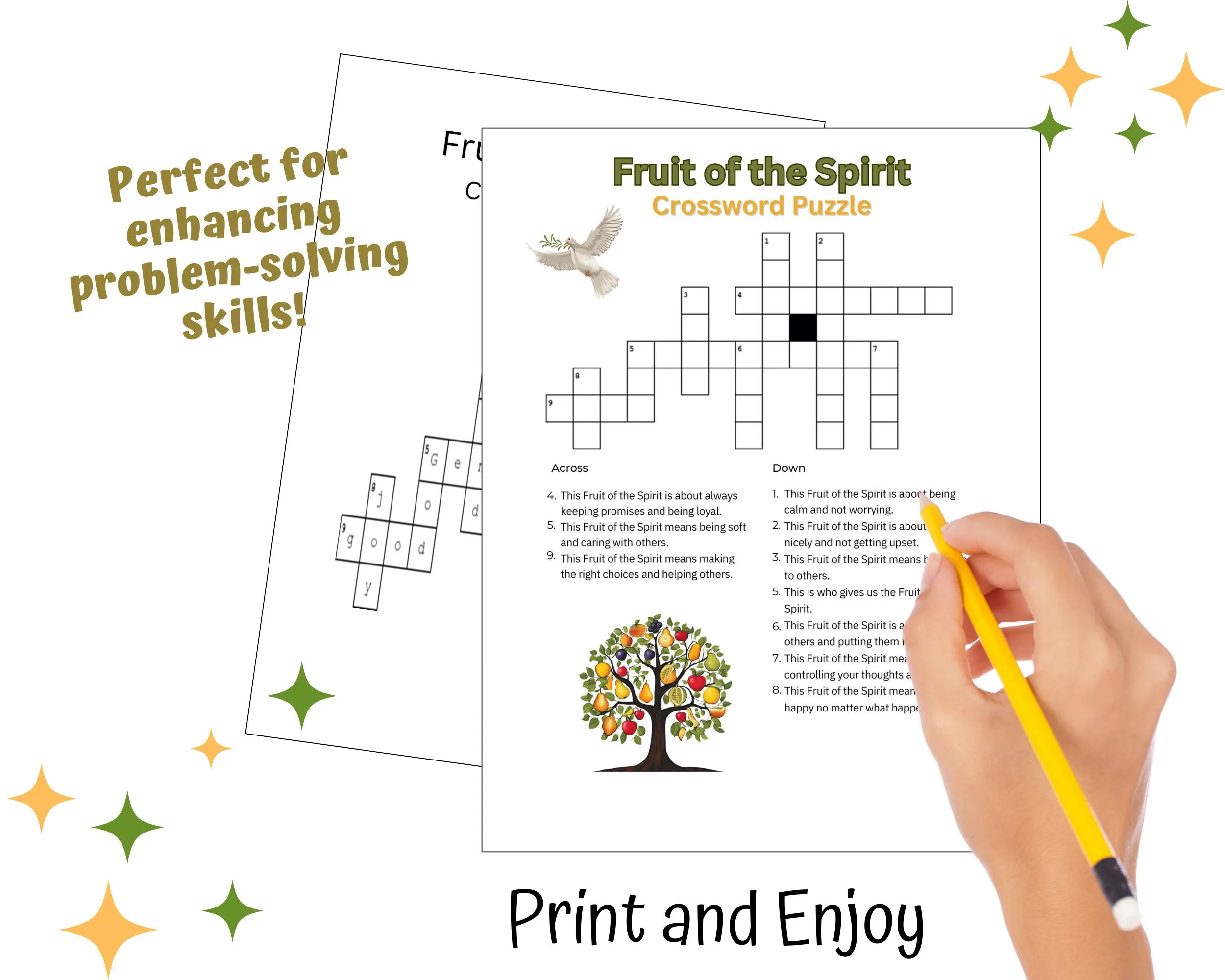 Fruit Of The Spirit Crossword Puzzle