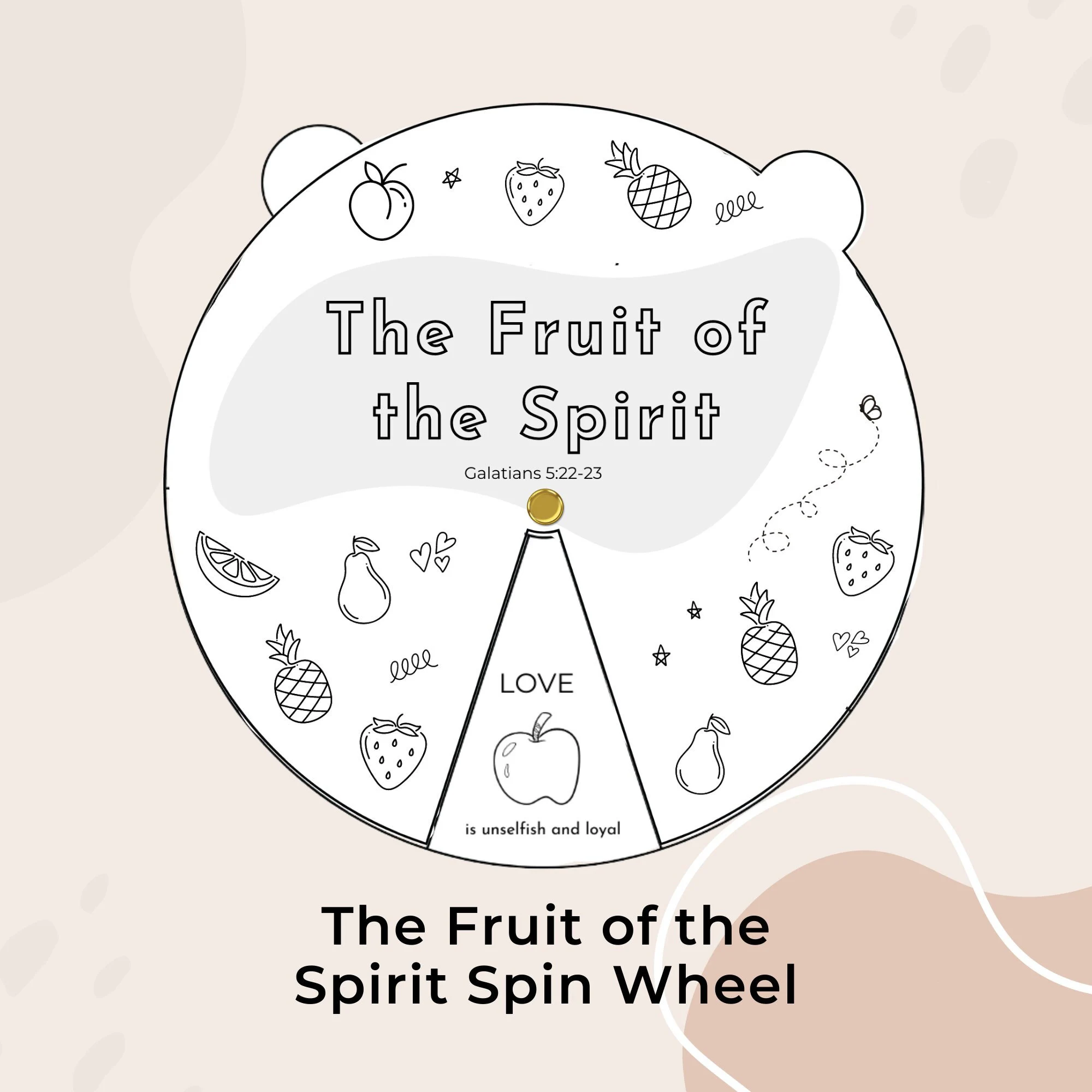 Fruit Of The Spirit Printable For Kids
