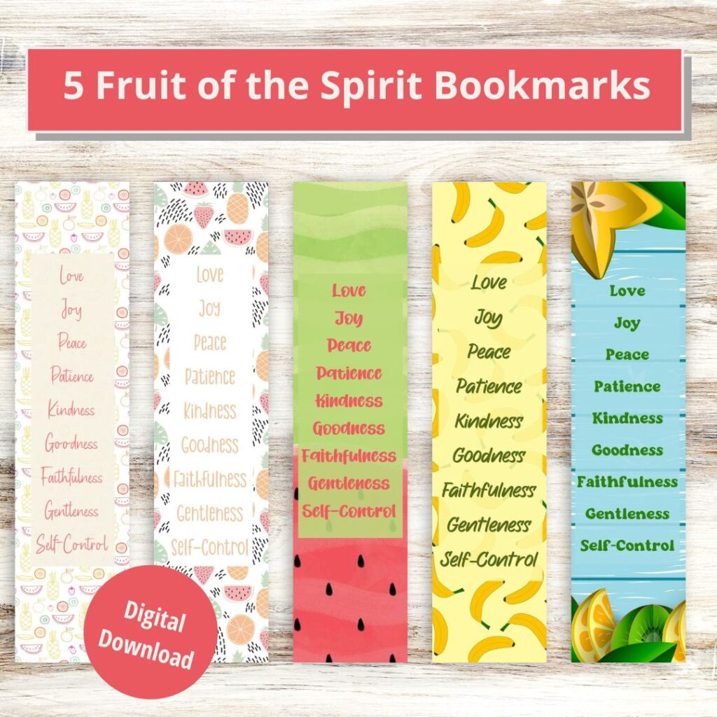 Fruit Of The Spirit Worksheets For Adults