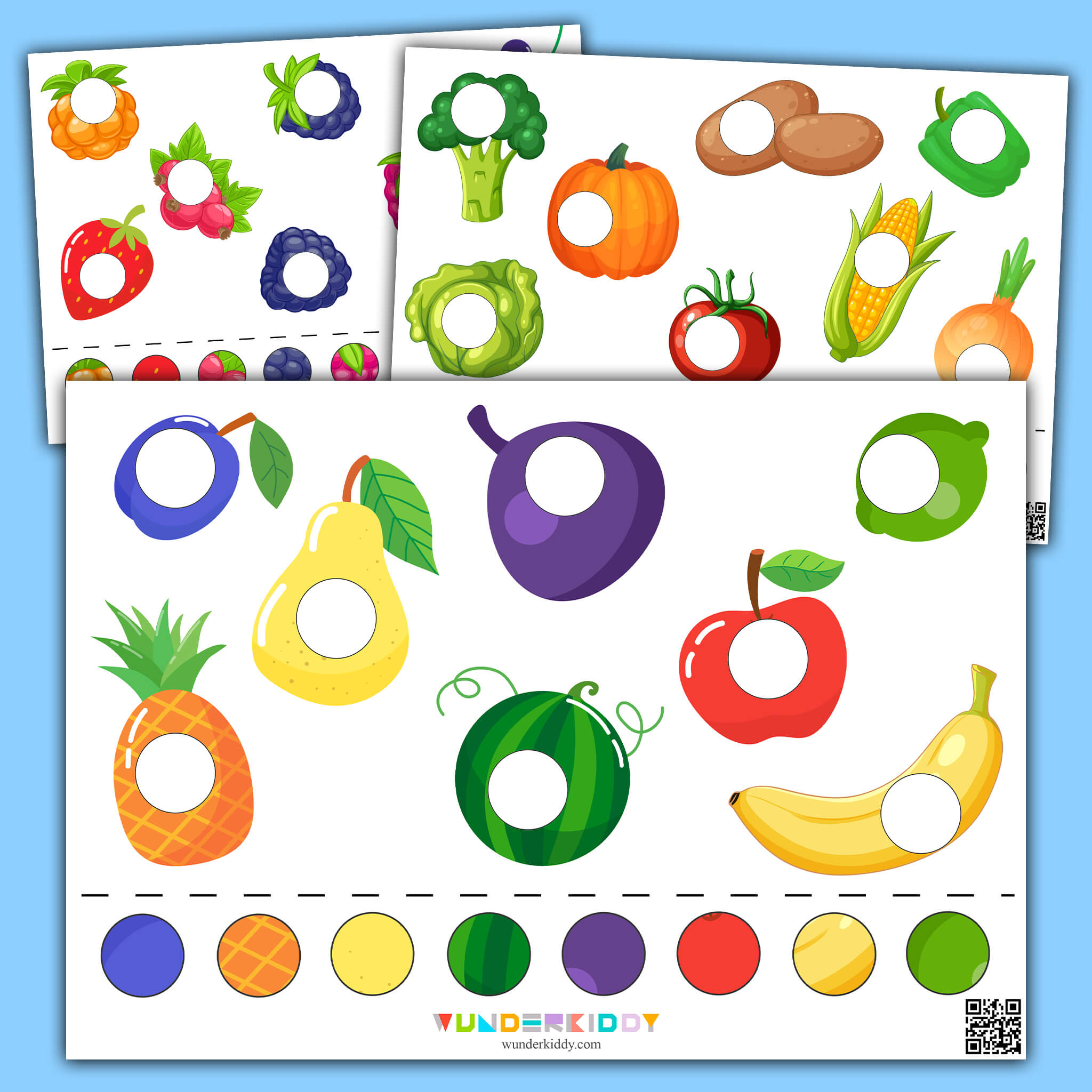 Fruits Cut And Paste