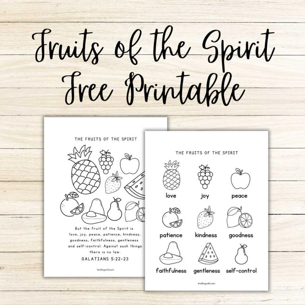 Fruits Of The Spirit Colouring Pages Fruits Of The Spirit Colouring Pages