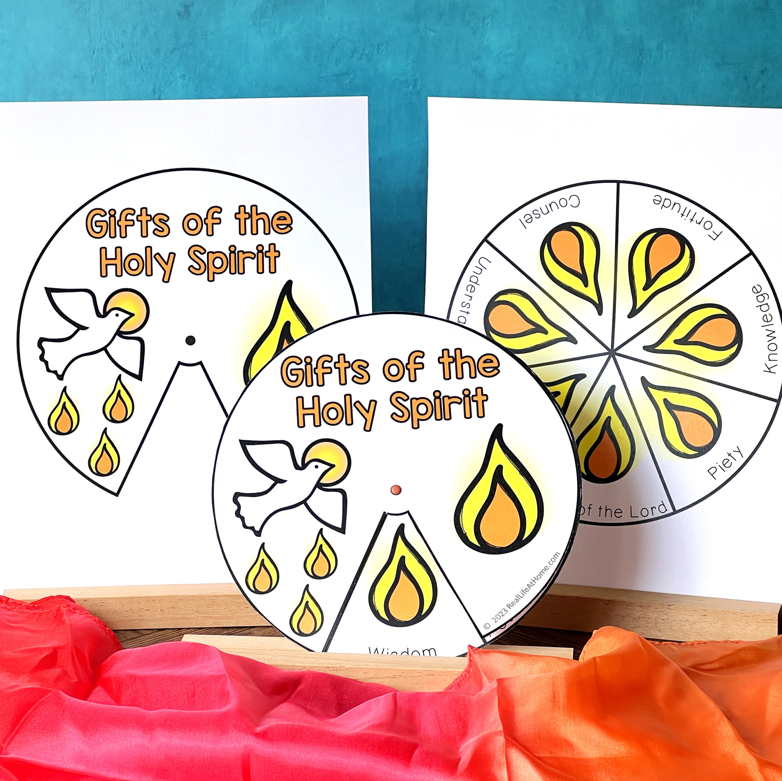 Gifts Of The Holy Spirit Activity Wheel