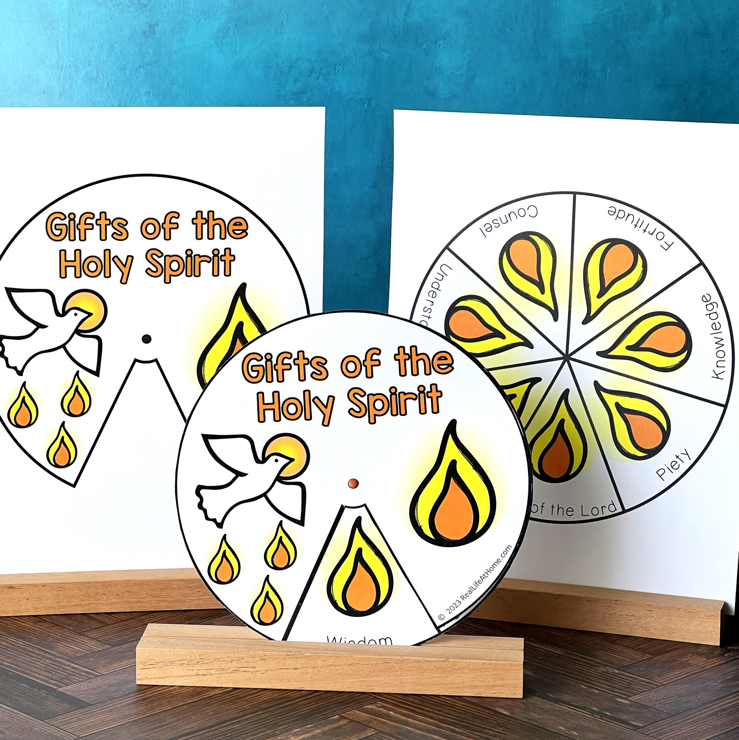 Gifts Of The Holy Spirit Activity Wheel