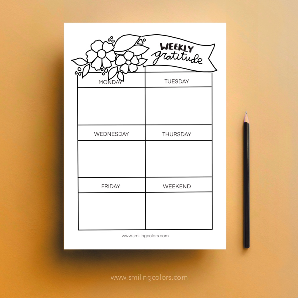 Grateful Worksheets