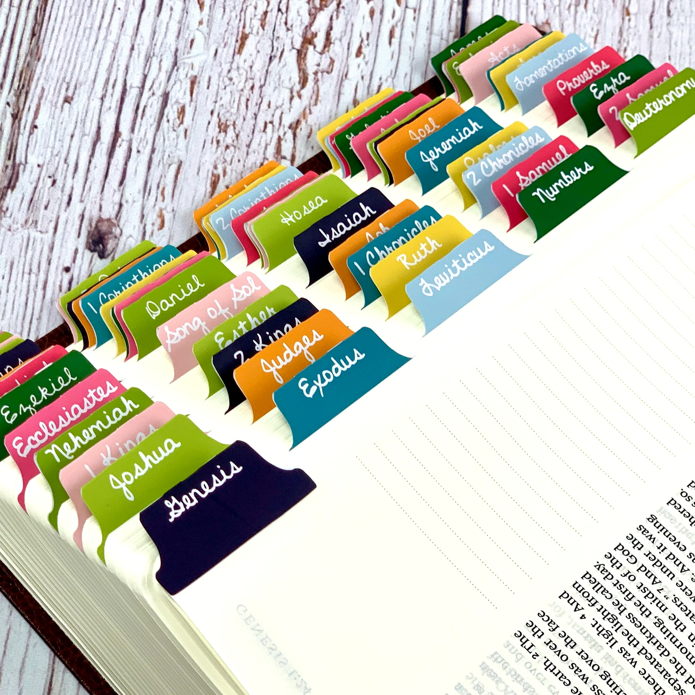 How To Apply Your Farm Girl Journals Bible Tabs