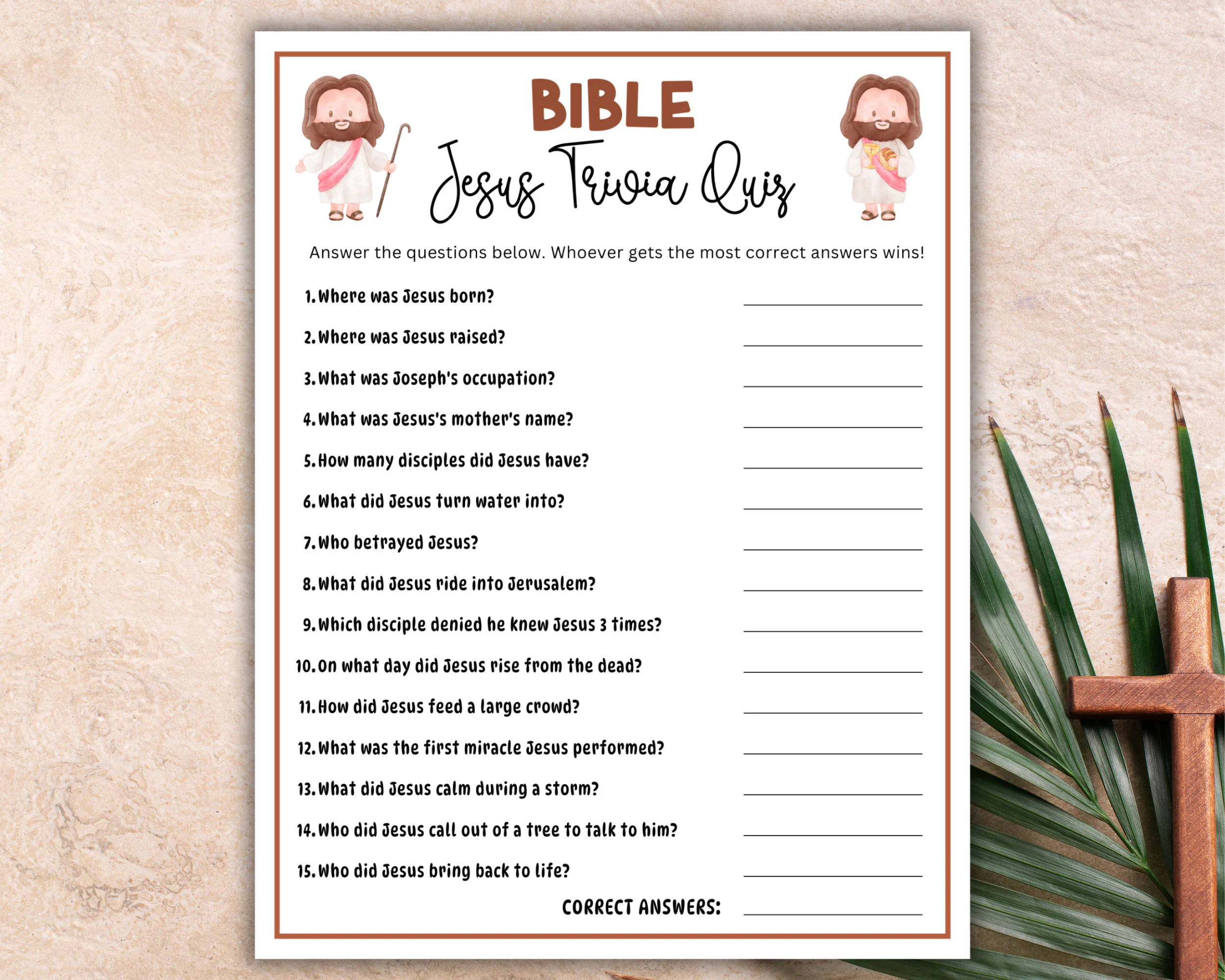 How Well Do You Know Jesus Trivia Quiz