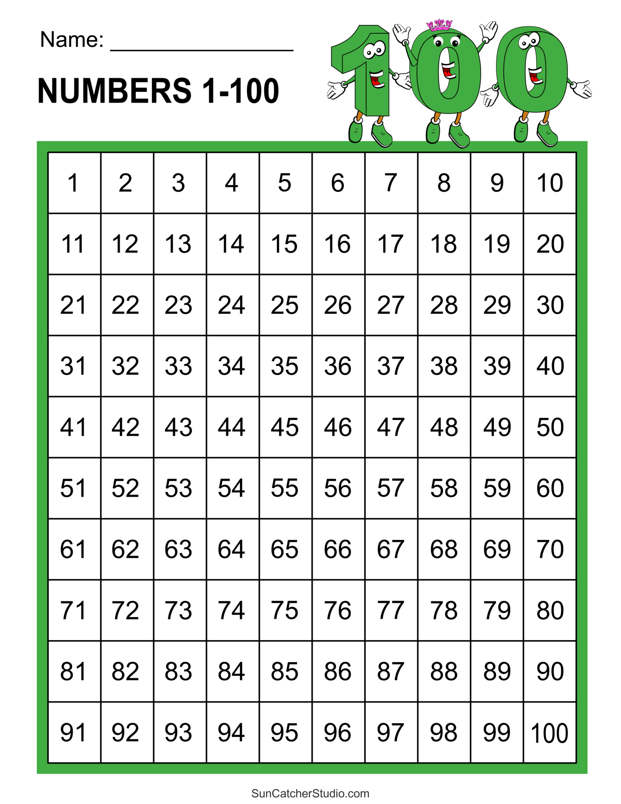 Hundreds Charts Hundreds Charts