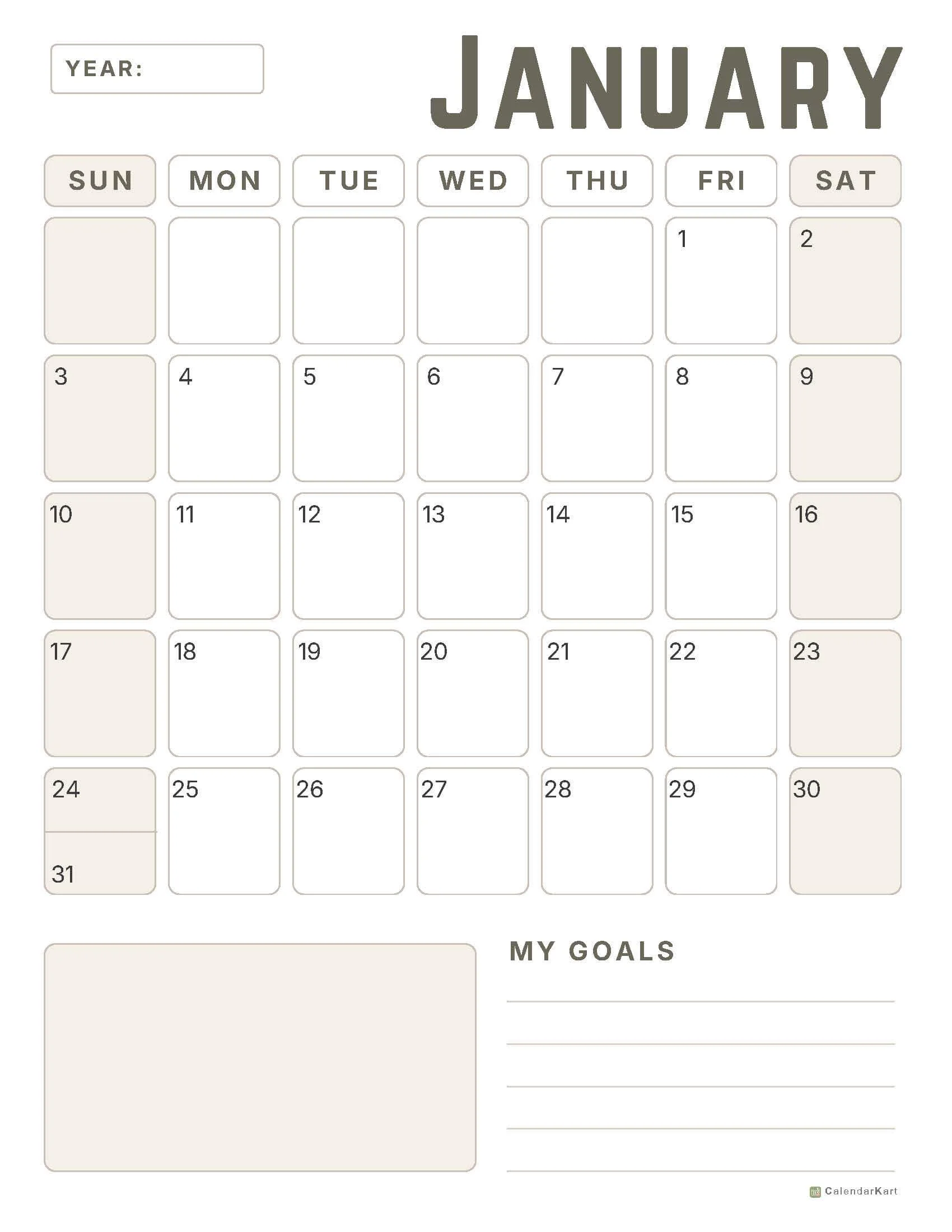 January 2027 Calendars January 2027 Calendars