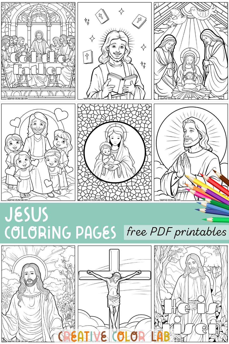 Jesus Coloring Pages
