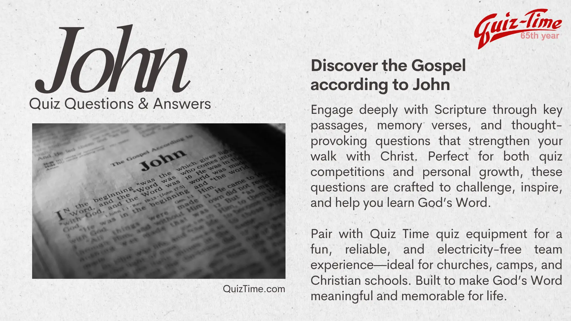 John Bible Quiz