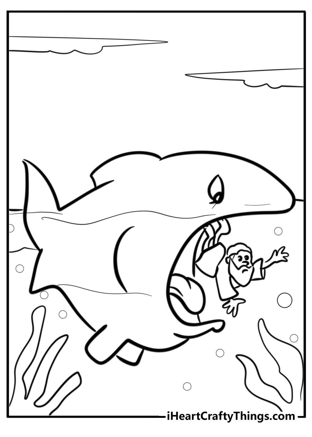 Jonah And The Whale Coloring Pages Jonah And The Whale Coloring Pages