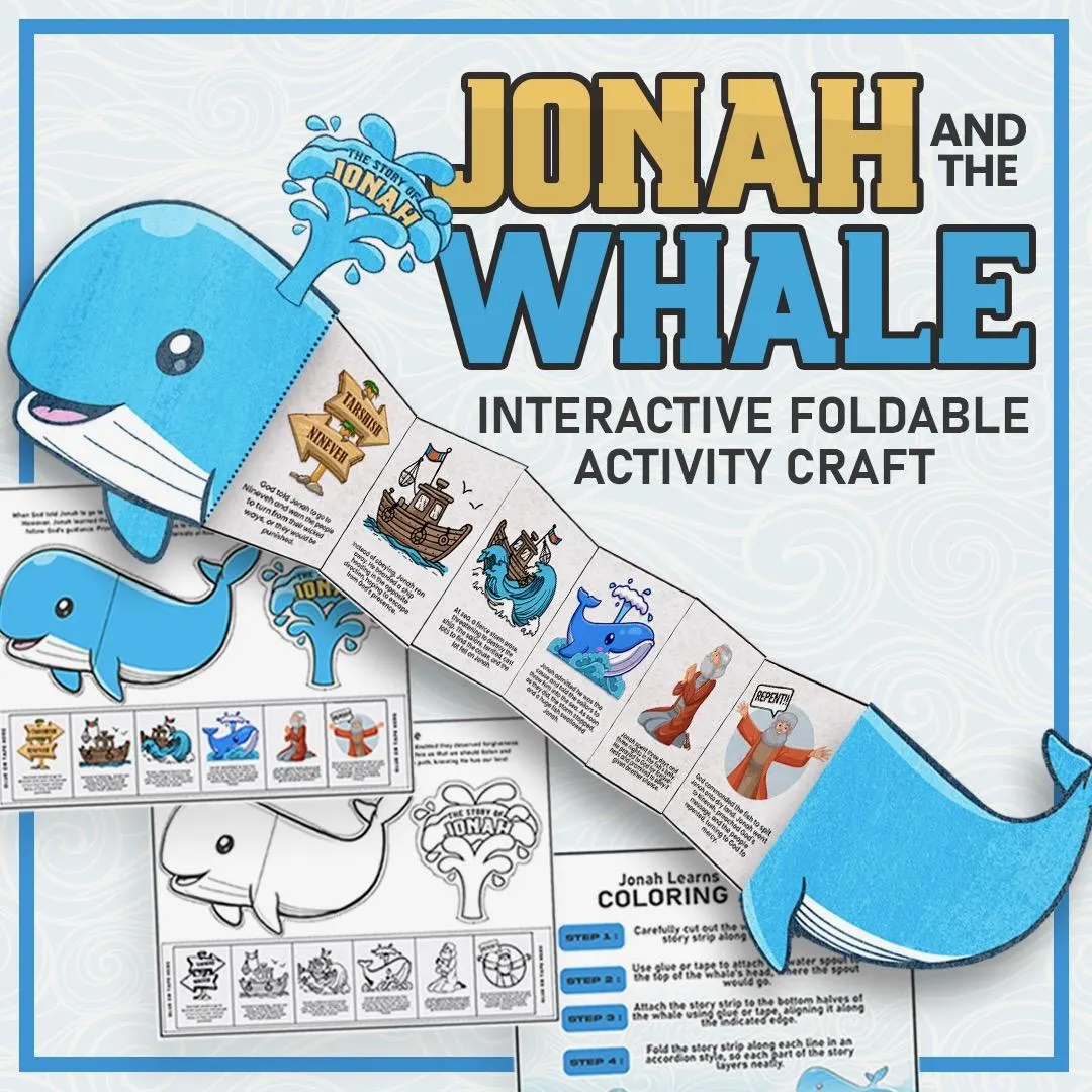 Jonah And The Whale Craft Kit Instant Jonah And The Whale Craft Kit Instant