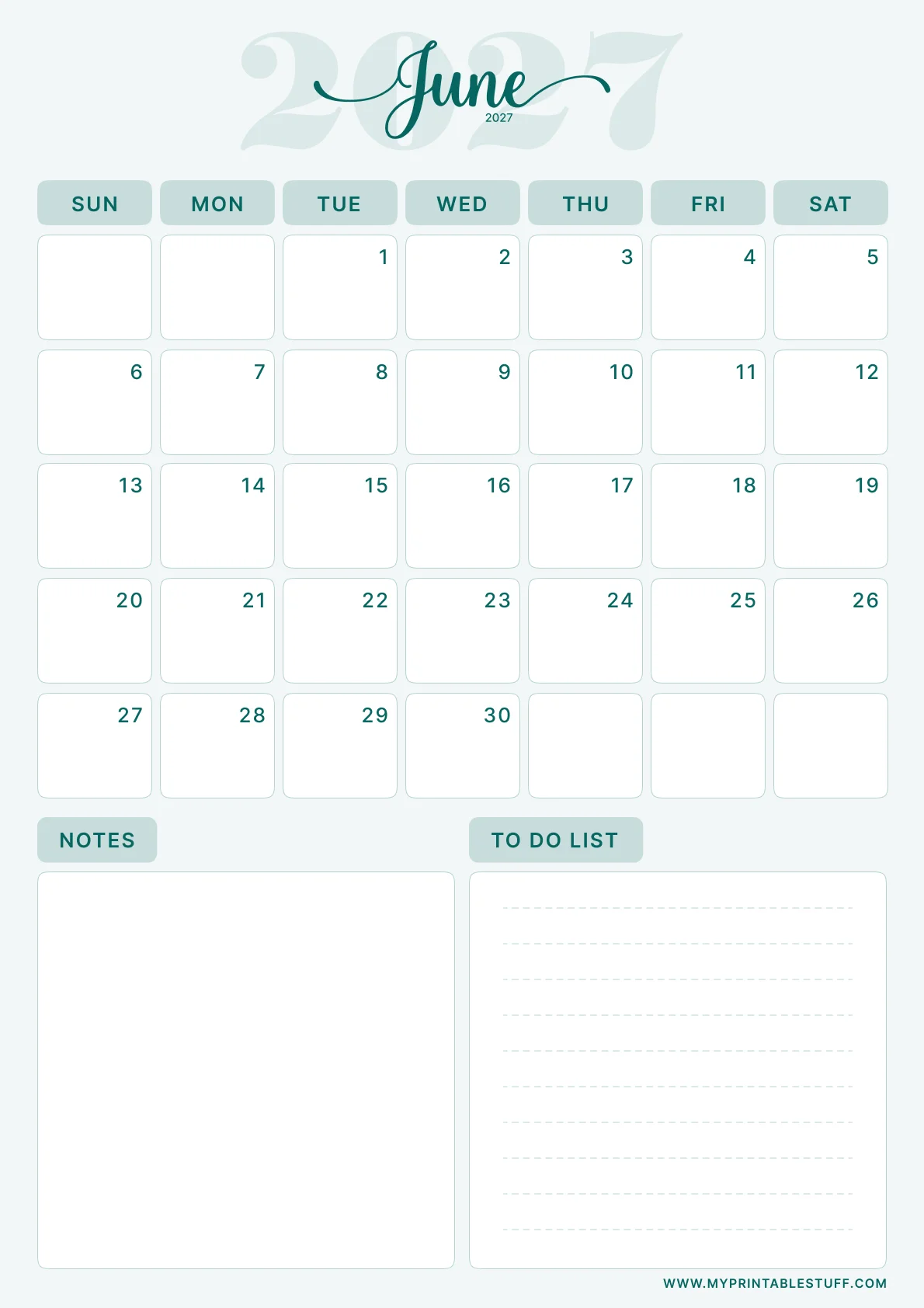 June Calendars June Calendars